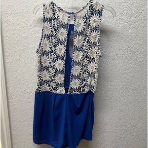 Blue romper